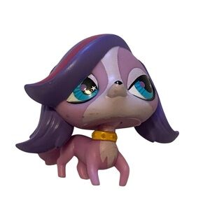 LPS #3569 Zoe Trent Purple Pawsabilities Dog Collectable Littlest Pet Shop